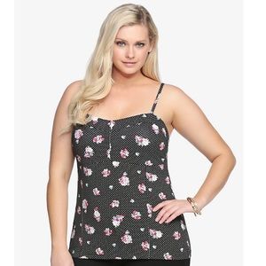 torrid floral polka dot cami plus size 1x